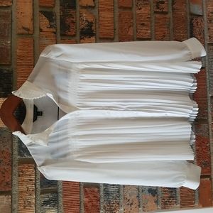 White Sheer Banana Republic Top